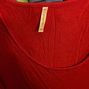 Passport Red long sleeve  Top